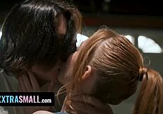 i can’t believe stepdad doesn’t see me and my stepbrother banging all over the house. taboo fun never stops.