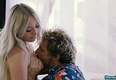 Stepbro Robby Echo Licks And Sucks On His Sister Dixie Lynn's Shaved Pussy In Detailed Cunilingus