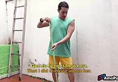 eu tava sozinho em casa com ela no sabado...