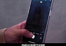 Tiny STEPSISTER GETS FUCKED by STEPbrother in SHOWER