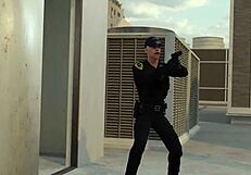 Spiderman and Gwen are fucking on the roof in this intense scene