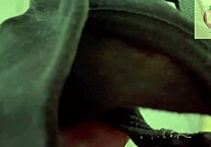 Stepmom walks in on stepson jerking with her panties nearby