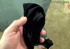 Stepmom walks in on stepson jerking with her panties nearby