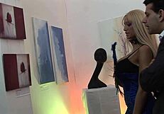 Big Boobed Blonde Sucks and Fucks