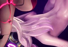 huntress claims virgin ass in bold double penetration.