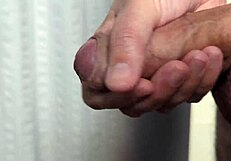 Cumshot In Morning Light!