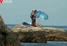 Beach voyeur shoot turned into wild sex under the sun