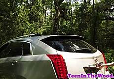 Teen in bondage deepthroats and gets hardfucked.