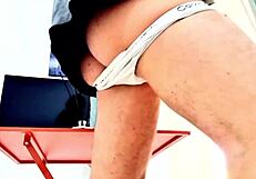 Wow, Italian Amateur Cums Hard After Seeing Stepmom in Shower With Huge Cock!