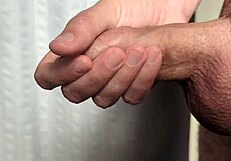 Cumshot In Morning Light!