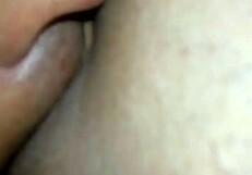 She's licking her all over.