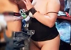 OMG! Neighbor Caught Me Dressing and Licked Me!