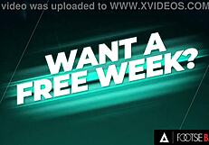 Perfect Blonde Candee Licious Gets Her Ass and Feet Fucked Hard