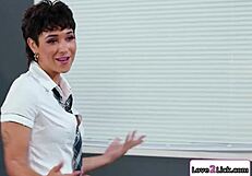 dominant student spanks 2 busty teachers at love2lick com - curious yet?