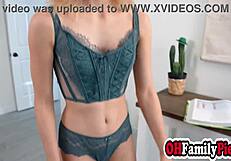 Blonde Teen Jojo Austin Blowjob On Stepbrother Big Cock. She Loves It.