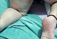 Danielinha shows off her little pink pussy