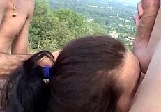 i get fucked in woods by two horny strangers as neglected brunette milf