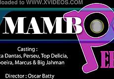 ब्राजीलियन निम्फो बियांका दांतास वाइल्ड गैंगबैंग DAP में 5 BBC लेती!