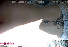 Pregnant blonde cheats, sucking lover's cock while licking ass.