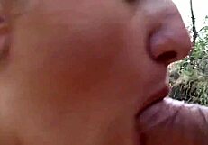 i get fucked in woods by two horny strangers as neglected brunette milf