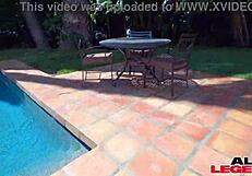 shay sights enjoys a relaxing time in lingerie with a friend