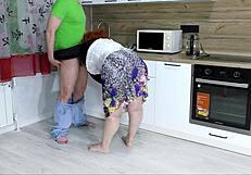 Mature stepmom loves banging her stepson, huh? 🍑