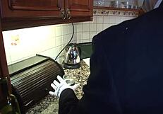 savannah gold fucked from behind in latex french maid uniform