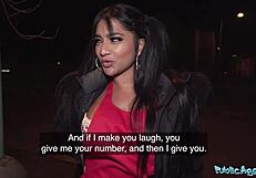 Seductive Public Agent Charms Tattooed Asian Beauty With Big Cock Outdoors