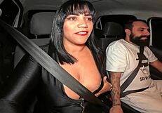 Wife taken to club for anal and pussy creampie by husband