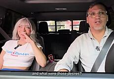 Aradiahellx hot latina craves hardcore sex with multiple orgasms in public car ride