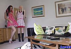 British Milf in Stockings Rides Cock Classily