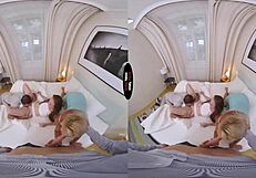 virtual taboo celebration with blowjob and handjob