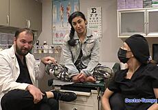 Behind Scenes: Dr. Tampa's Latex Physical with Jasmine Rose