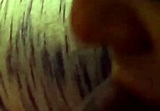 Mature BBW Sucks Young Black Cock in Interracial Encounter.