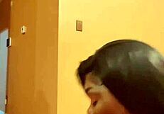 Hot Creamy Sex in Living Room with Big Black Cock