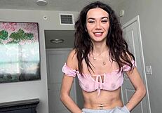 disciplining your teen 18+ stepdaughter Sawyer Cassidy in household fantasy with Scott Stark