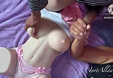Horny Couple Enjoy Playing With Sex Doll