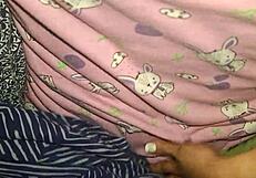 Damn! My uncle's wife sent me this curvy big tits clip next door!