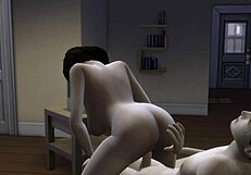 Stepmom Gets Nailed Hard on the Table by Stepson