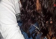 My stepdad's thick cock feels amazing when I ride it