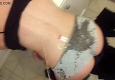 Vivi receives a golden shower!