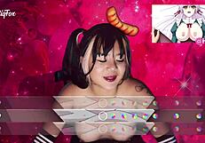 Bouncy Tits Faphero Girl Masturbates Solo on Your Hard Dick