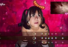 Bouncy Tits Faphero Girl Masturbates Solo on Your Hard Dick