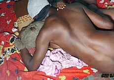 Ebony Amateur Drilled Hard by Monster Cock in Hairy Slit