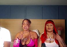 Intimate home orgy with ten men and diverse women.