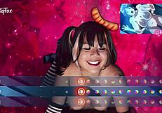 Bouncy Tits Faphero Girl Masturbates Solo on Your Hard Dick