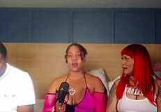 Intimate home orgy with ten men and diverse women.