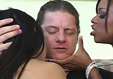 Marie Luv and Nyomi Zen Swap Cum After Intense Anal Action