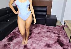 Homemade anal with 18yo stepsister's big ass and challenging tits.