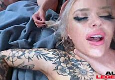 Nova Flame and Nicole Saphire Engage in Orgy with Licking and Bent Over Positions
